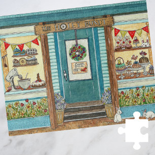 Boutique de gâteaux de Pâques Aquarelle Puzzle