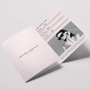 Boutique de luxe minimaliste Pastel Pink Brochure