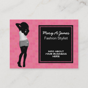 boutique de mode chic Carte de visite