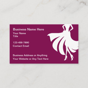 Boutique de vêtements Cartes de visite de thème de