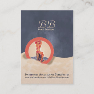 Boutique plage - Carte de visite