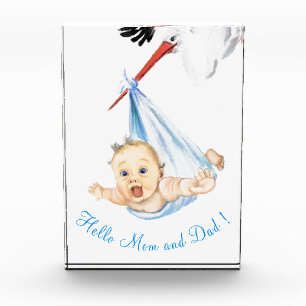 Boutique Portant un bloc photo pour bébé - Texte p