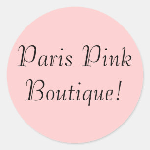 Boutique rose de Paria ! Autocollant