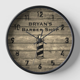 Boutique Rustique Barber Grande horloge