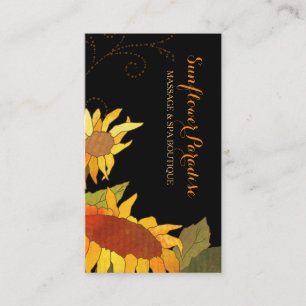 Boutique Spa de fleurs de soleil Posh Cartes de vi