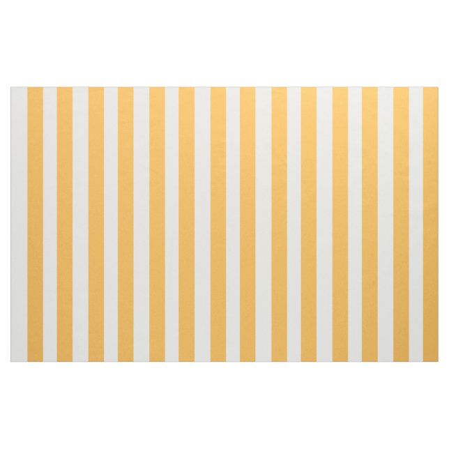 Boutique Stripes - Tissu Blanc Jaune (Fat Quarter)