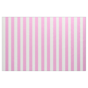 Boutique Stripes - Tissu rose blanc