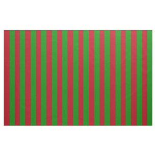 Boutique Stripes - Tissu Rouge Vert
