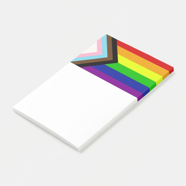 Bouton Bouton Pride LGBTQ+ Notes post-it (Incliné)