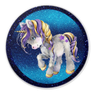 Bouton céramique Unicorn précieux