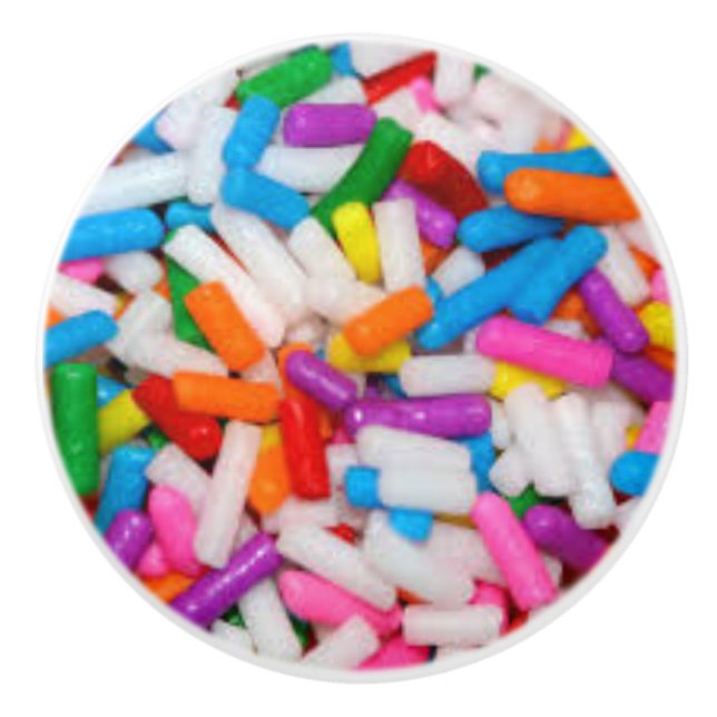 Bouton d'armoire en céramique sur mesure (Devant)