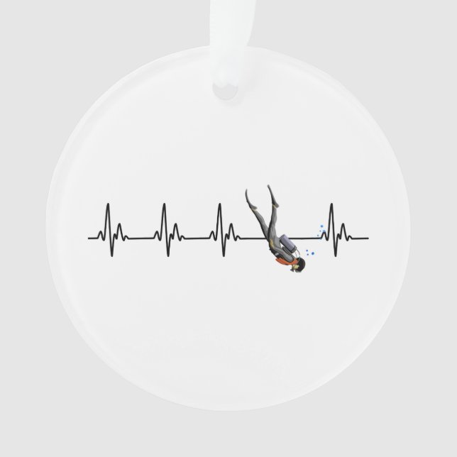 Bouton de coeur de plongée SCUBA (devant)