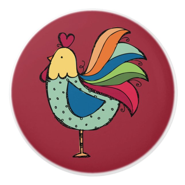 Bouton de coq / Boutons de l'armoire - SRF (Devant)