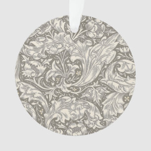 Bouton de fiancé de William Morris damassé antique