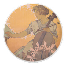 Affiche de Zdenka Cerny par Alphonse Mucha