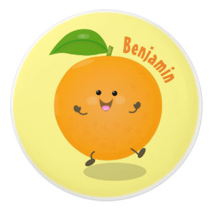 Bouton De Porte En Céramique Agréable agrumes d'orange