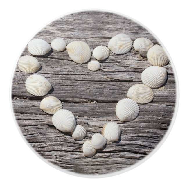 Bouton De Porte En Céramique Amour de plage (Devant)