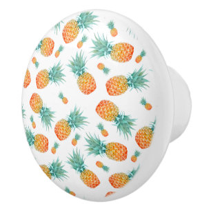 Bouton De Porte En Céramique Ananas