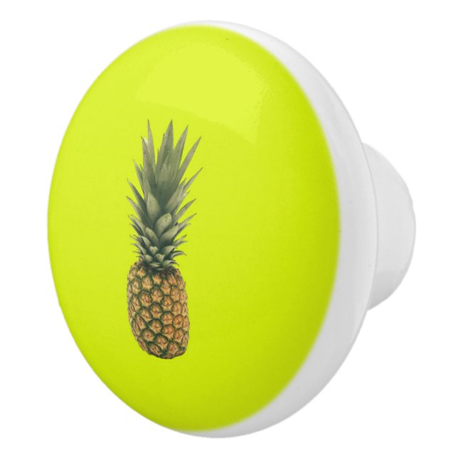 Bouton De Porte En Céramique Ananas doux (Droite)