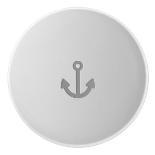 Bouton De Porte En Céramique Ancre Ceramic Knob
