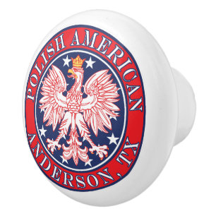 Bouton De Porte En Céramique Anderson Aigle polonaise américaine
