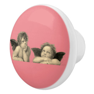 Bouton De Porte En Céramique Ange d'Angel