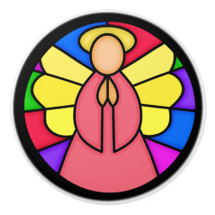 Bouton De Porte En Céramique Angel Ceramic Knob