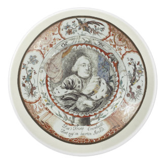 Bouton De Porte En Céramique Angleterre Art Vintage William 4