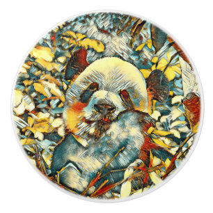 Bouton De Porte En Céramique AnimalArt_Panda_012