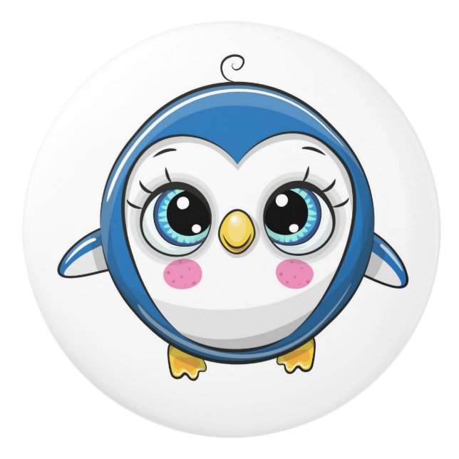 Bouton De Porte En Céramique Animaux précieux Thème Ceramic Knob (Devant)