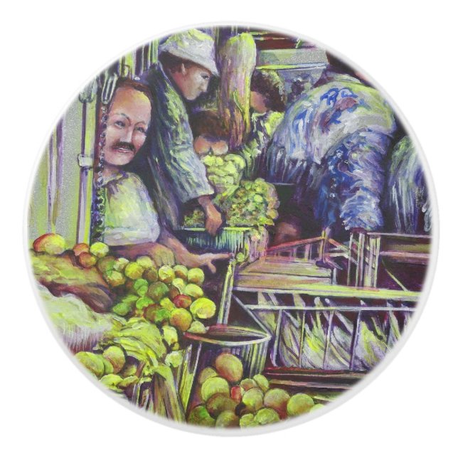 Bouton De Porte En Céramique Apple Pie nécessite des pommes (Devant)