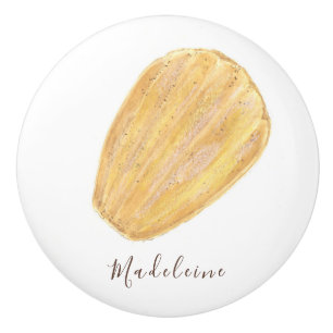 Bouton De Porte En Céramique Aquarelle Madeleine