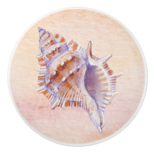 Bouton De Porte En Céramique Aquarelle océanique arrière - plan