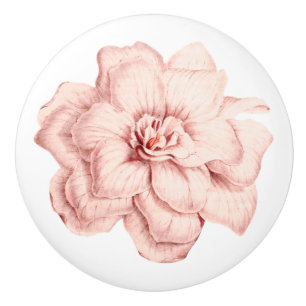 Bouton De Porte En Céramique Aquarelle vintage Accessoire Floral Ceramic Knob