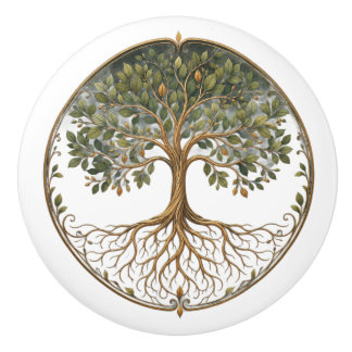 Bouton De Porte En Céramique Arbre botanique, Arbre de vie, Bouton en céramique
