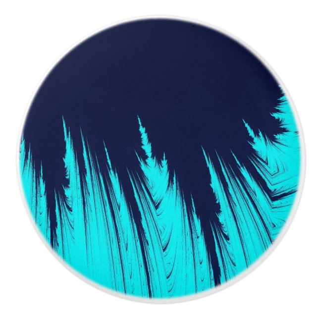 BOUTON DE PORTE EN CÉRAMIQUE ARBRES (Devant)