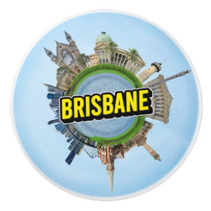 Bouton De Porte En Céramique Architecture monument de Brisbane minuscule petite