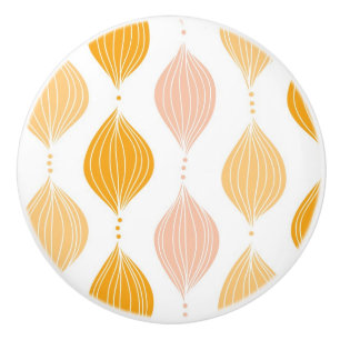 Bouton De Porte En Céramique arrière - plan Abstrait de motif d'or