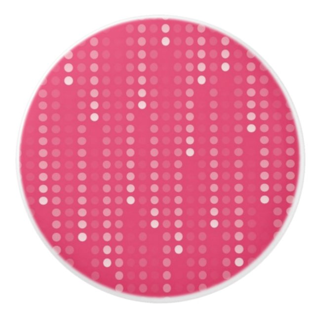 Bouton De Porte En Céramique Arrière - plan de chèvrefeuille (Devant)