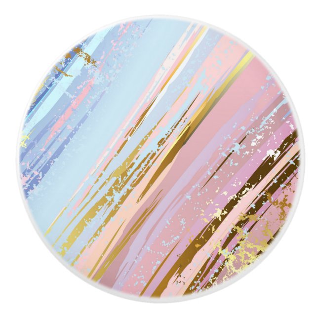 Bouton De Porte En Céramique Arrière - plan rose texturé (Devant)