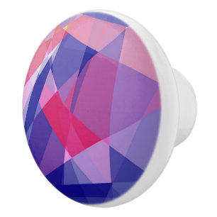 Bouton De Porte En Céramique Art Abstrait mosaïque #19