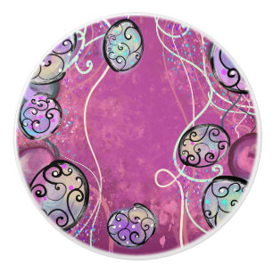 BOUTON DE PORTE EN CÉRAMIQUE ART DE PÂQUES