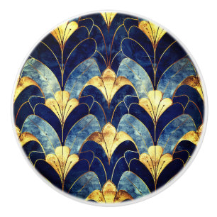 Bouton De Porte En Céramique Art déco