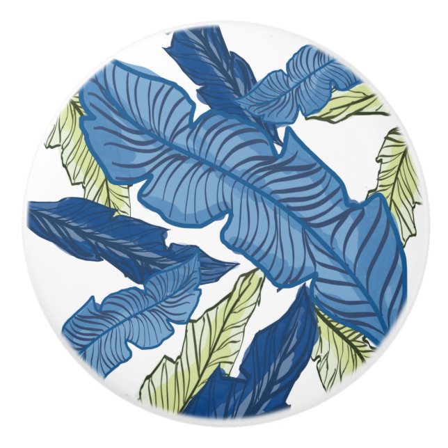 BOUTON DE PORTE EN CÉRAMIQUE ART HAWAIIEN (Devant)