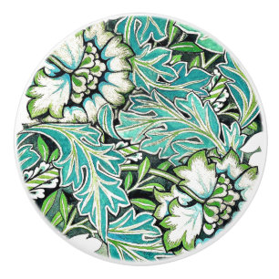 Bouton De Porte En Céramique Art nouveau william morris anenome floral