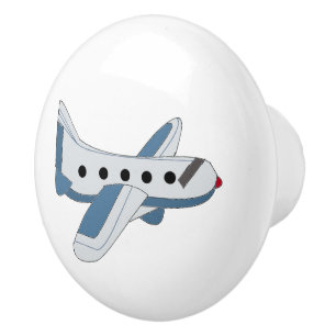 Bouton De Porte En Céramique Avion