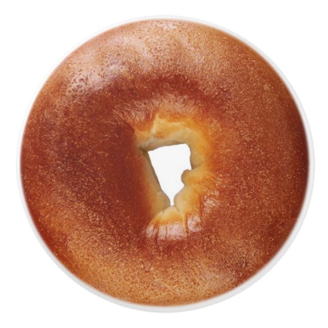 Bouton De Porte En Céramique Bagel (Devant)