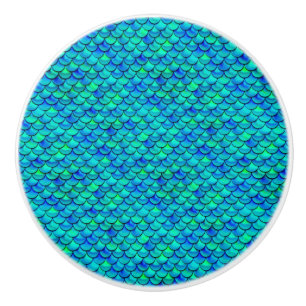 Bouton De Porte En Céramique Balances bleues à perte d'eau