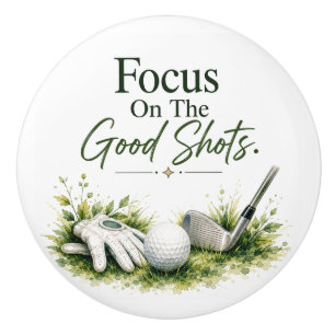 Bouton De Porte En Céramique Balle de golf