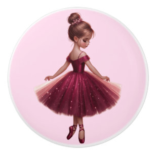 Bouton De Porte En Céramique Ballerina
